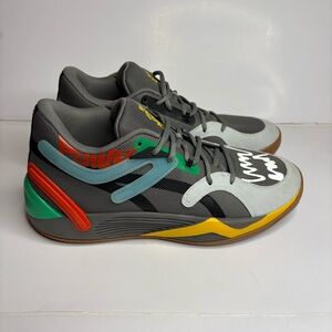 Puma Gray and Multicolor Men's Sneakers